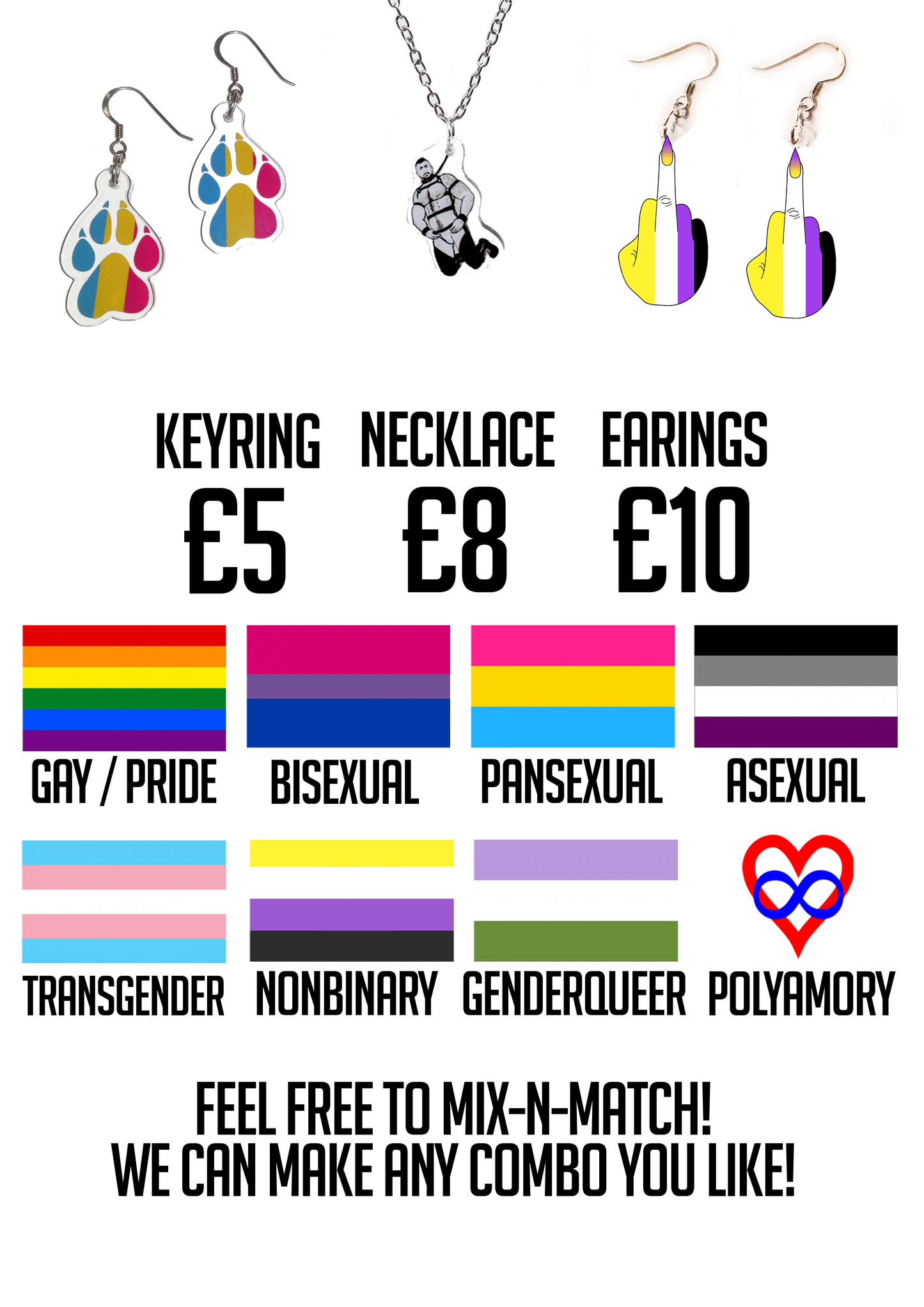 Keyring - Pride Punk